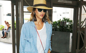 OOTD: Jessica Alba in classy zomer outfitje